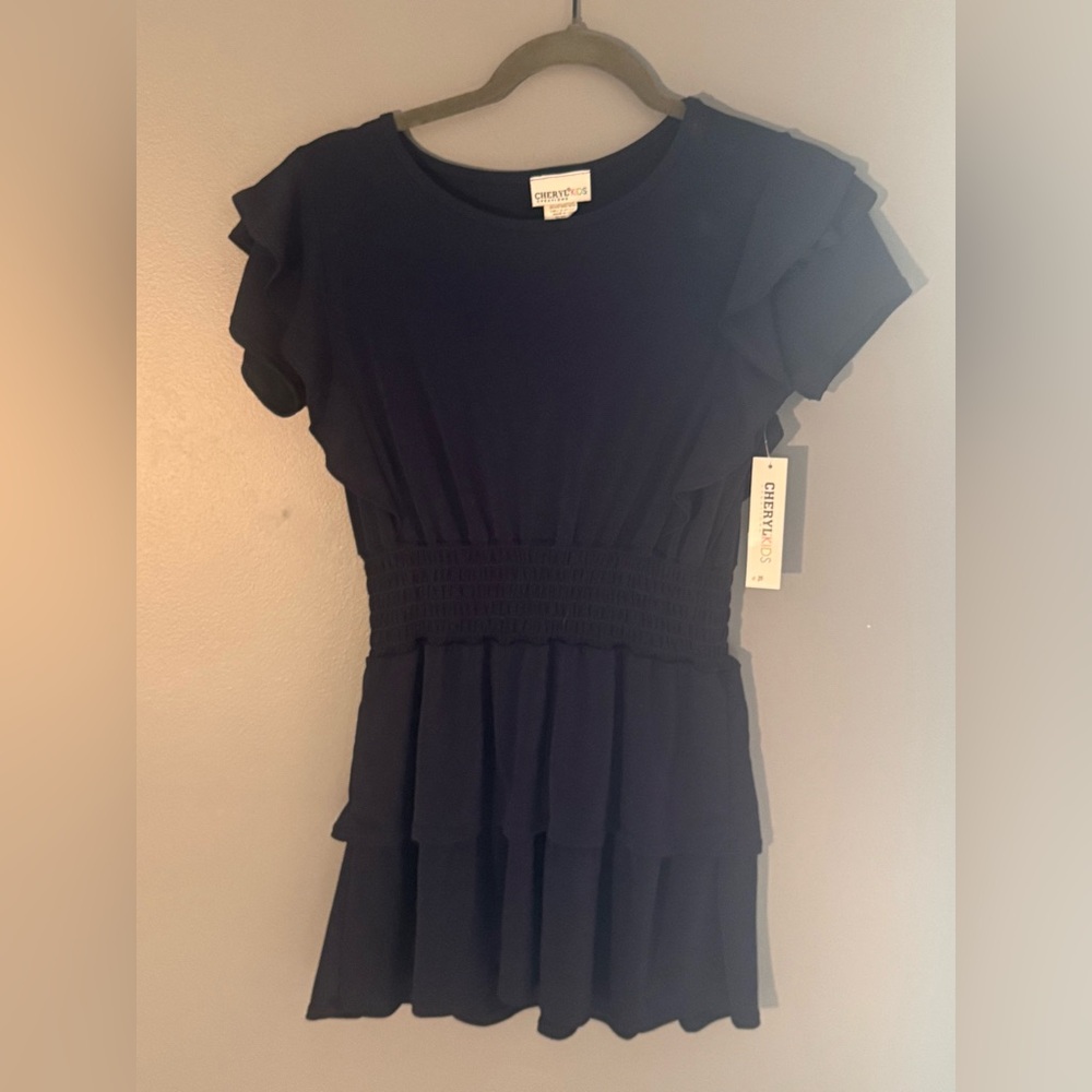 Cheryl Creations Kids navy blue dress size kids x-large